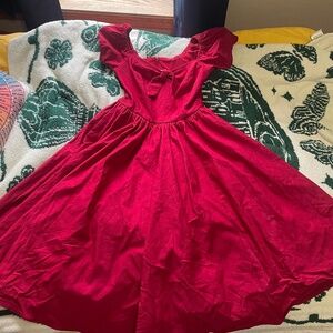 Red Vintage Inspired Dress